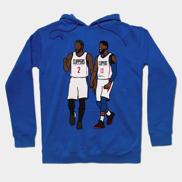 Kawhi Leonard x Paul George NBA LA Clippers Hoodie by xavierjfong